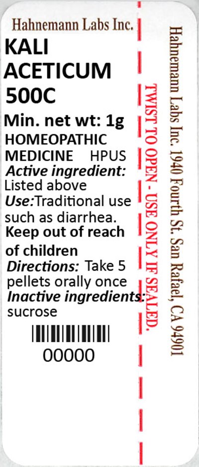 Kali Aceticum 500C 1g - Kali Aceticum 500C 1g